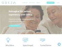 Tablet Screenshot of odeza.com